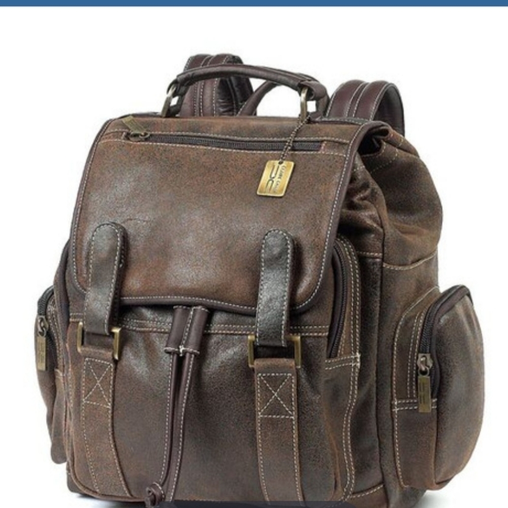 Leather back pack/Traveling bag